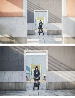 宝贝看镜子我是怎么爱你的图